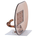Punch-free Soap Box Drain Dish Bathroom Wall Hanging Storage Rack (Coffee) Newly