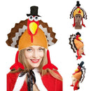 Funny Carnival Chicken Leg Hat Christmas Thanksgiving Turkey Decoration F3U4