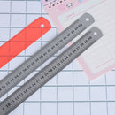 Tool Metric Imperial Stainless Steel Metric/Inch Straight Ruler Double Sided