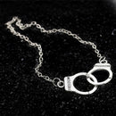 Alloy Valentine's Day Women Gift Lover Freedom Handcuff Pendant Necklace