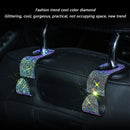 Car Back Seat Hook Bling Rhinestones Crystal Handbag Auto Headrest Hanger H