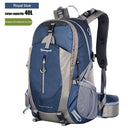 40L Waterproof Travel Cycling Camping Backpack with Rain Cover (Royal Blue)