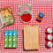 Portable Wicker Rattan Waterproof Tableware Insulated Thermal Basket Z4Y1