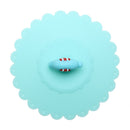Cute Anti-dust Silicone Glass Cup Cover Coffee Seal Lid Cap (Elephant)