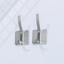 Steel Clothes Organizer Towel Holder Coat Hanger Robe Hooks Storage Rack