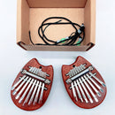 8 Keys Mini Kalimba Portable Wooden Finger Harp Thumb Piano Musical Instrumen