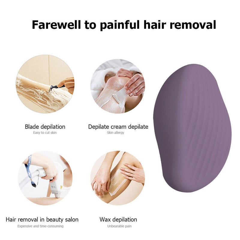 #A Physical Crystal Hair Remover Safe Painless Epilator Home Depilation Instrume