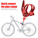 MTB Road Bike Seat Post Clamp Quick Release Seatpost Collar 31.8mm (Red) Newly