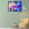 Whale in Aurora Oil Paint By Numbers Kits Canvas Picture Wall Art DIY Craft Gift
