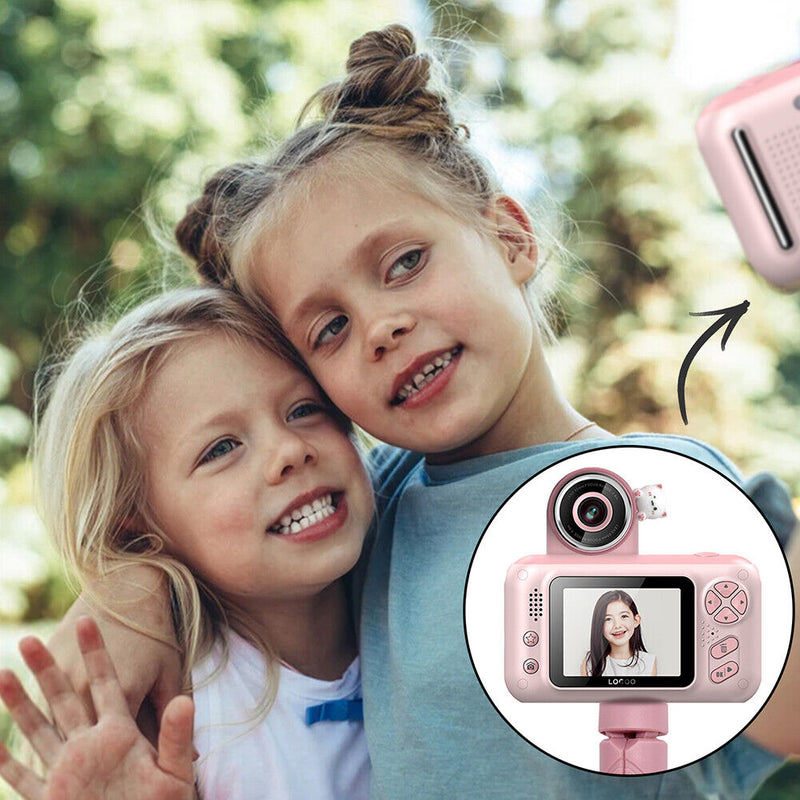 #A 2.4 Inch Ips Color Screen Kids Camera 40mp 1080p Mini Photo Camera Birthday G