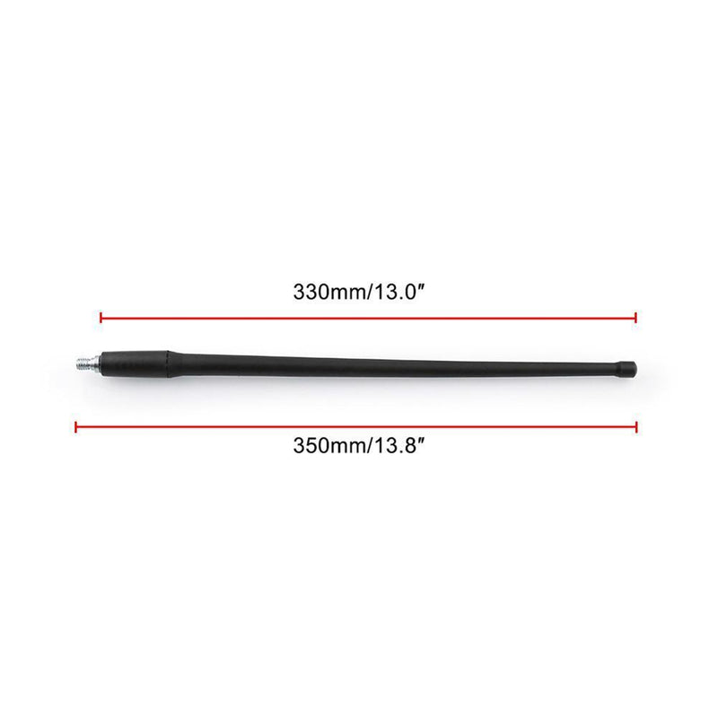 13 Inch AM FM Radio Antenna Mast Aerial Black for Wrangler JK JL 2007-2018