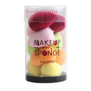 10pcs Mini Makeup Sponge Cosmetic Face Foundation Powder Puffs Wet Dry Dual Use