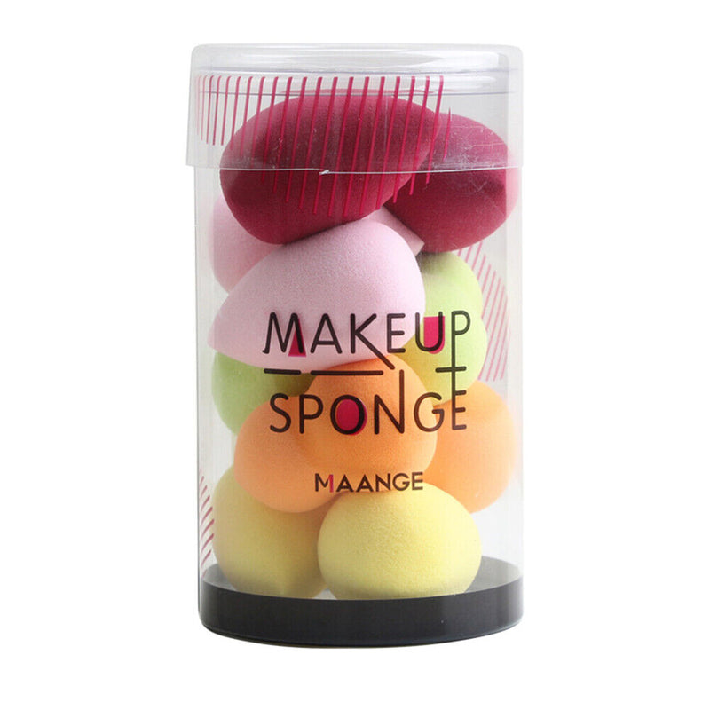 10pcs Mini Makeup Sponge Cosmetic Face Foundation Powder Puffs Wet Dry Dual Use