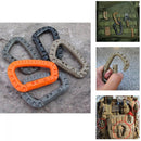 5PCS Outdoor Camping Hiking Snap Buckle Hook D-Ring Clip KeyChain Carabiner