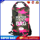 Outdoor Dry Bag Swimming Waterproof Sack for Boating Raft (20L Rose Red)