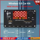 12V Bluetooth-compatible 5.0 Decoder Board 100w Amplifier with Remote Contr