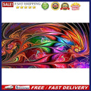 DIY Diamond Mosaic Painting Kit Full 5D Round Rhinestone Colored Light Pict