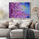 Night Cherry Blossom Oil Paint By Numbers Kits Drawing DIY Picture (M971)