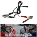 DC Power Male Connector Battery Crocodile Clip Cable for LED Light/DVD/Charger