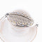 Women Vertical Crystal Hair Clip Ponytail Hairpin Banana Clip Headwear