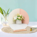 Acrylic Vanity Mirror Irregular Mirror Home Desktop Makeup Decor 2pcs