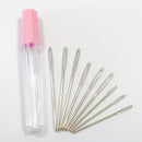 Large Eye Cross Stitching Needles Clear Tube Set Handmade Embroidery Sewing T