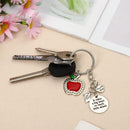 Him Accessories Letter Keyring Bag Pendant Gift For Teacher Letter Key Chain