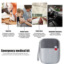 Portable Medical Bag Outdoor Handheld First Aid Drug Storage Bags (Gray S) Newly