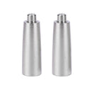 2pcs Metal XLR 3 Pin Male to RCA Female Audio Jack Adapter Plug Connector