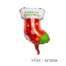 Christmas Tree decoration socks Aluminum Film Christmas Tree Balloon Snowman
