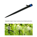 10pcs Adjustable Irrigation Dripper Inserting Ground Watering Sprinklers