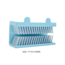 Shower Hair Catcher Wall Silicone Hair Trap Collector for Bathroom (Blue)