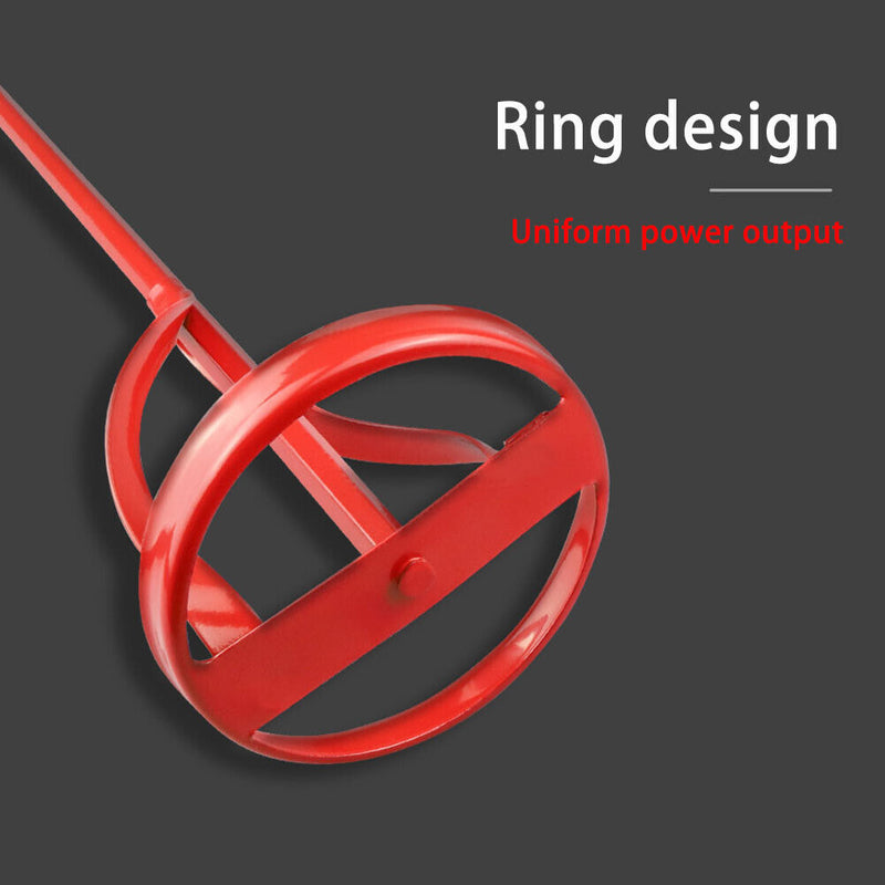 Hexagon Shaft Plaster Paint Mixer Attachment Electric Drill Mixing Paddle Newly