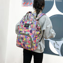 Fashion Women Printing Mummy Diaper Bag Nappy Large Handbag (Color Cats)