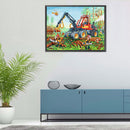 DIY Diamond Painting Kits Full Round Drill Excavator Mosaic Wall Home Decor