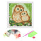 Full Drill Two Owls 5D Diamond DIY Painting Craft Kit Home Decor Newly