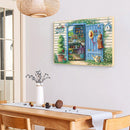 Full Embroidery Greenhouse Door 3-Strand 11CT Counted Cross Stitch Cotton K