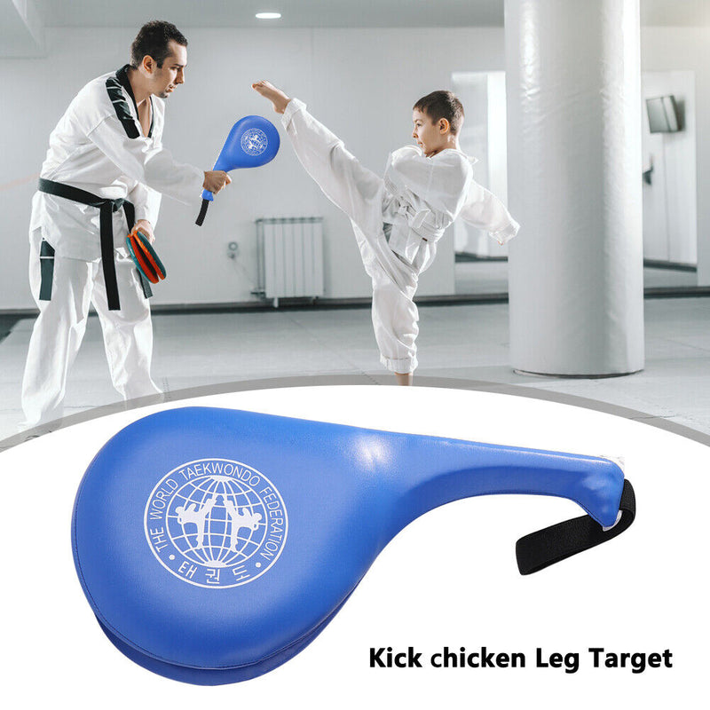Taekwondo Boxing Training Pads Karate Punch MMA Sponge Foot Target (Blue) Newly