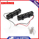 Set of 2 Pcs Black 4 String Silent Pickup for Precision P Bridge Bass Pi