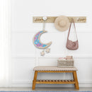 Wooden Eid Mubarak Hanging Pendant Moon Ornament Ramadan Decor (JM00463)