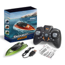 2.4GHz RC Boat High Speed LED Lights Waterproof Electric Ship Toys (Green) Newly