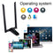 USB 3.0 WiFi Receiver 2.4+5.8GHz Dual Band 1200M Wireless Adapter Dongle for PC