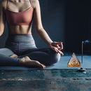 Crystal Pyramid Healing Crystal Point Positive Energy Generator (Humanity) Newly