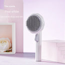 Pet Dogs Cats Pumpkin Brush Hair Shedding Auto Hair Remover Comb (C White) Newly