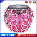 Solar LED Hollow Outdoor Waterproof Peacock Garden Courtyard Lamp (Red)