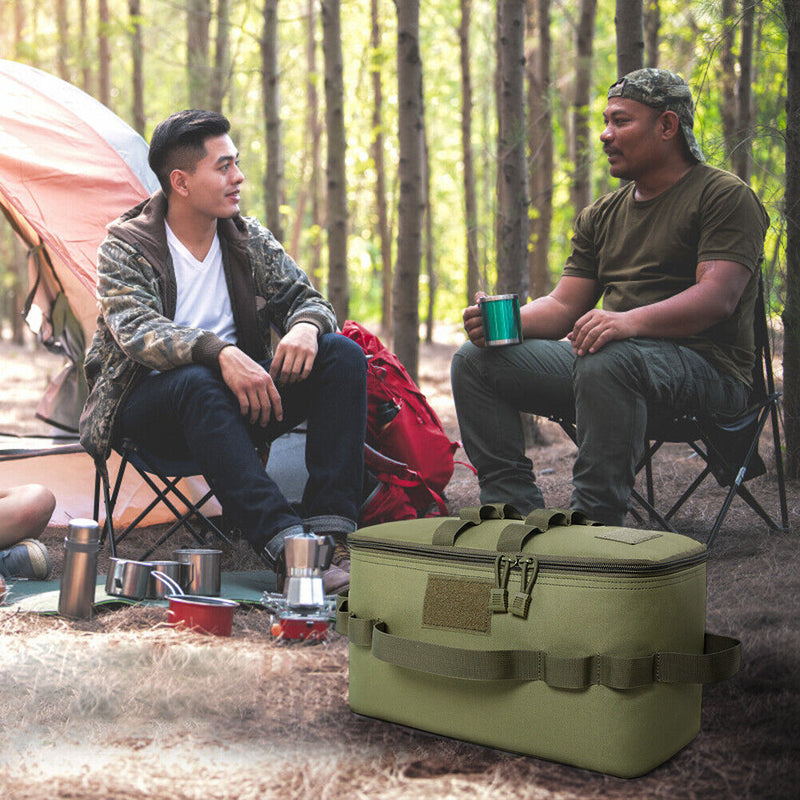Outdoor Camping Gas Tank Storage Bag Large Capacity Ground Nail Cookware Ho