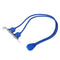 USB 3.0 Back Panel Motherboard USB 3.0 20 Pin to 2 NICE Expansion Baffle L6K0