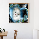 Mosaic Diamond Painting Full Round Drill Handmade 5D Shining Cat DIY Kit Craft