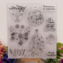 Christmas Ornaments DIY Scrapbook/Photo Album Craft Silicone Clear Stamps