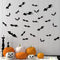 20 Halloween Stickers Bat Black Vinyl Window Decorations Spooky Party Kids Wall`
